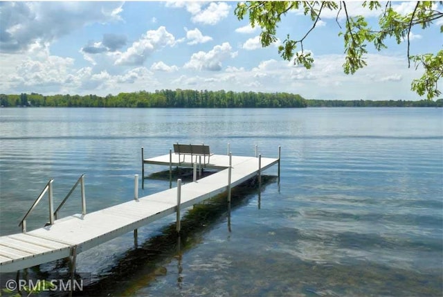 802 Flos Ct, Amery, WI 54001 - dock featuring a water view