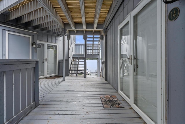 131 Lance Dr Unit 14, Twin Lakes, WI 53181 - view of wooden deck