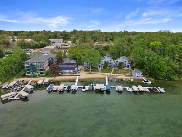 131 Lance Dr Unit 14, Twin Lakes, WI 53181 - aerial view of a nearby body of water
