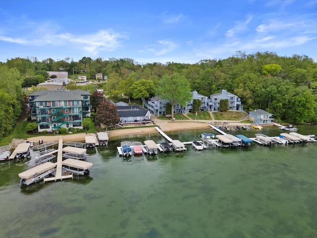 131 Lance Dr Unit 14, Twin Lakes, WI 53181 - drone / aerial view of a large body of water