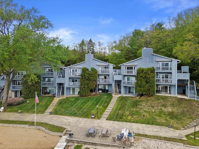 131 Lance Dr Unit 14, Twin Lakes, WI 53181 - view from above of property