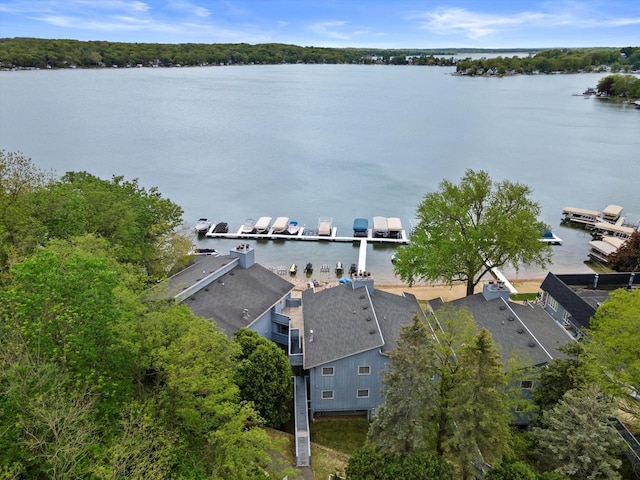 131 Lance Dr Unit 14, Twin Lakes, WI 53181 - drone / aerial view of a large body of water