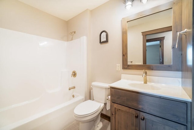1996 Tucker Trl, Eau Claire, WI 54703 - bathroom with toilet, vanity, and  shower combination