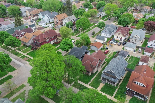 2976 N 40th St, Milwaukee, WI 53210 - aerial view of property and surrounding area featuring nearby suburban area