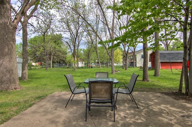 320 E Linden St, Chippewa Falls, WI 54729 - view of patio featuring outdoor dining area