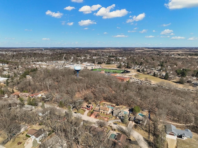 6208 Indian Mound Dr, Mcfarland, WI 53558 - aerial overview of property's location with nearby suburban area