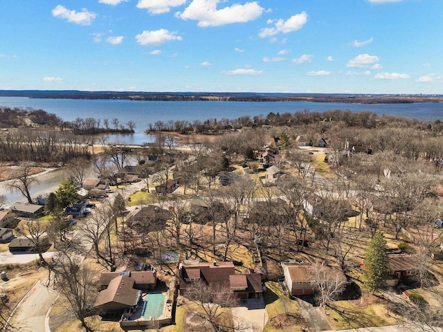6208 Indian Mound Dr, Mcfarland, WI 53558 - aerial view of property and surrounding area with a large body of water and nearby suburban area