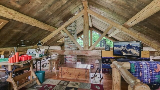 W16056 Camp Rd, Weyerhaeuser, WI 54895 - view of attic