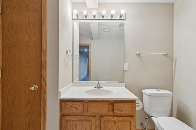 605 E Rime St, Orfordville, WI 53576 - bathroom with toilet and vanity
