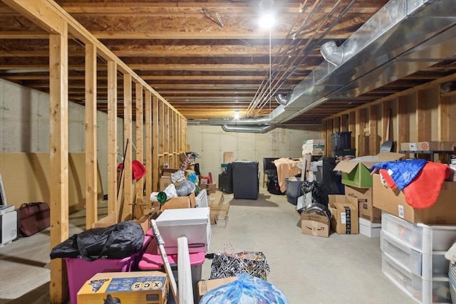 605 E Rime St, Orfordville, WI 53576 - view of unfinished basement