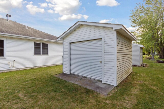 605 E Rime St, Orfordville, WI 53576 - view of garage