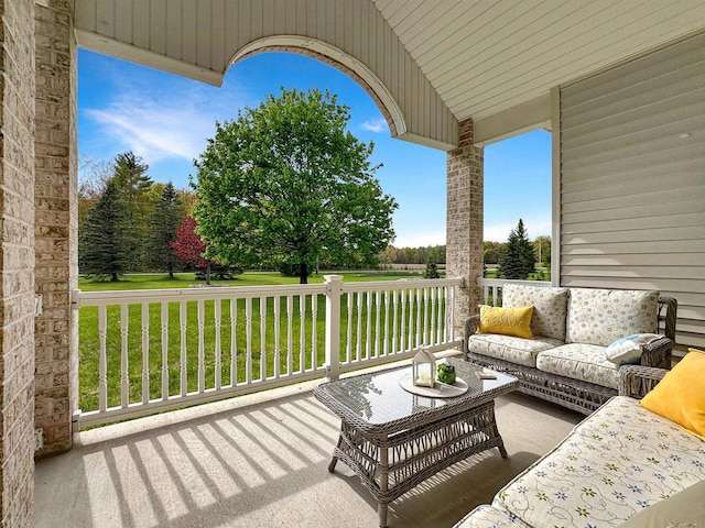 N2242 Keller Rd, Marinette, WI 54143 - deck with a yard and an outdoor hangout area