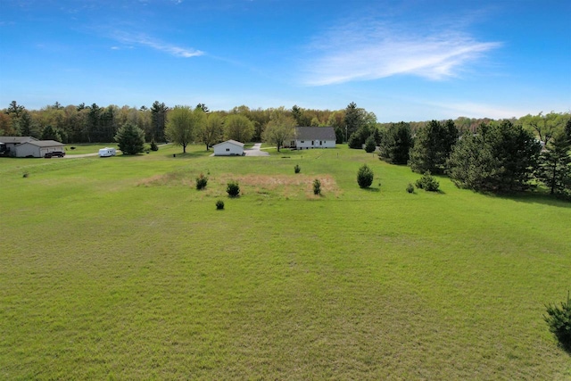 N2242 Keller Rd, Marinette, WI 54143 - view of green lawn featuring a rural view