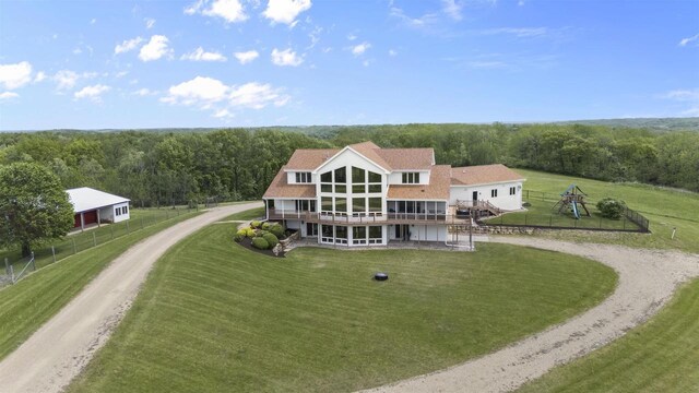 4230 Dalby Rd, Black Earth, WI 53515 - view of subject property with a forest
