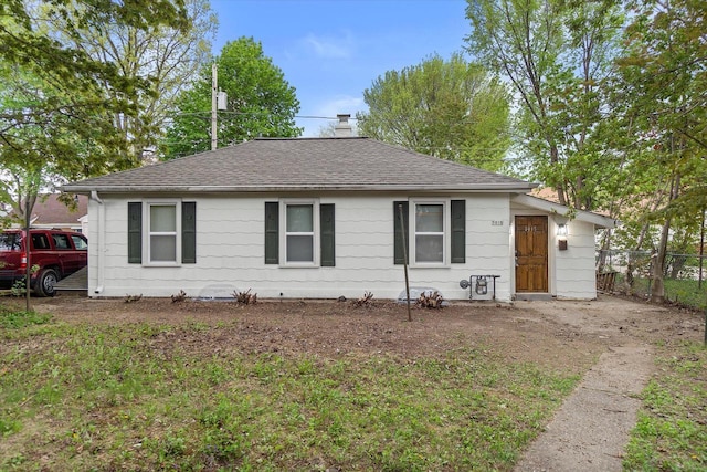 5015 N 25th St, Milwaukee, WI 53209 - single story home featuring a chimney and roof with shingles