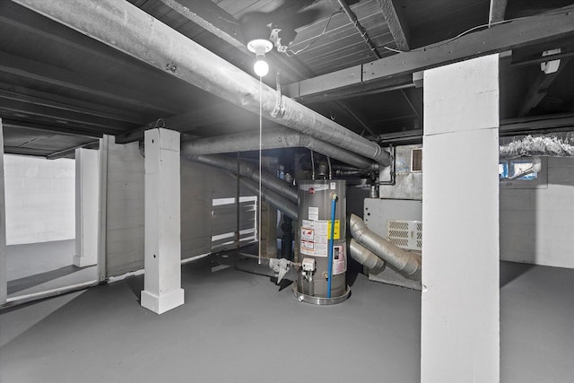 5015 N 25th St, Milwaukee, WI 53209 - basement featuring gas water heater