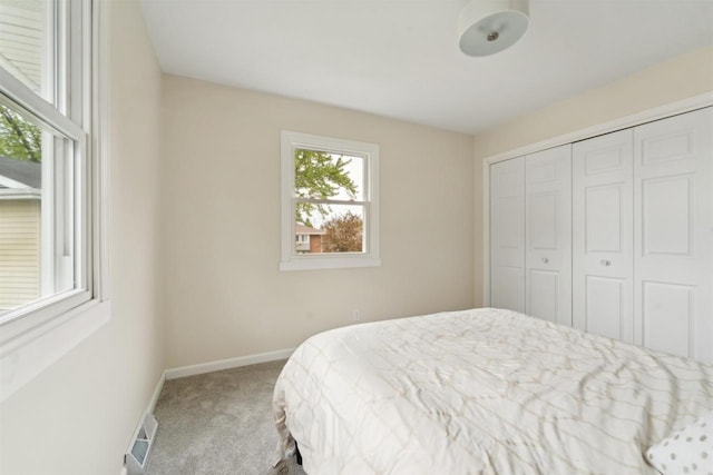 1089 Audrey Ct, North Fond Du Lac, WI 54937 - carpeted bedroom with baseboards and a closet