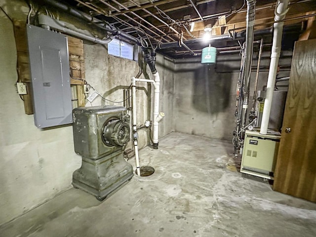 1200 4th Ave N, Park Falls, WI 54552 - basement with electric panel