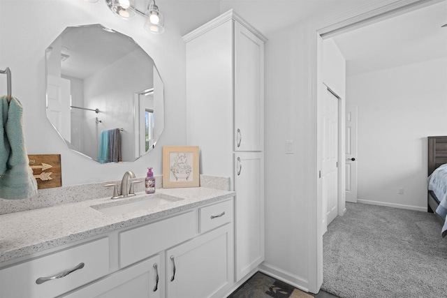 1150 S Bay Shore Rd, Brussels, WI 54204 - bathroom with vanity and baseboards