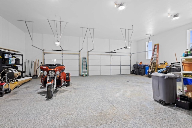 1150 S Bay Shore Rd, Brussels, WI 54204 - garage featuring a garage door opener