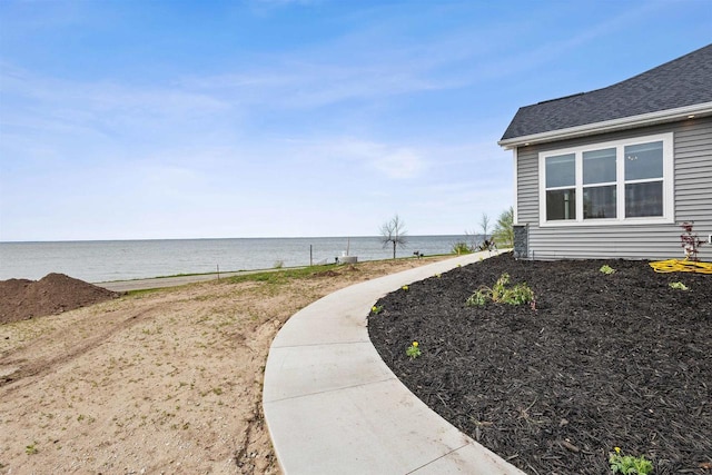 1150 S Bay Shore Rd, Brussels, WI 54204 - view of yard with a water view