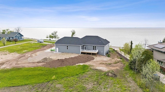 1150 S Bay Shore Rd, Brussels, WI 54204 - aerial view of property and surrounding area with a large body of water