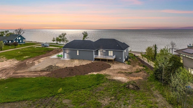 1150 S Bay Shore Rd, Brussels, WI 54204 - aerial view at dusk of a water view