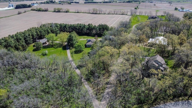 6460 Shady Bend Rd, Verona, WI 53593 - aerial overview of property's location featuring rural landscape and abundant farmland