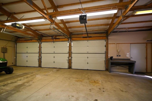6460 Shady Bend Rd, Verona, WI 53593 - garage with a garage door opener