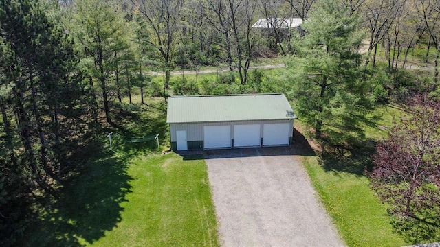 6460 Shady Bend Rd, Verona, WI 53593 - view of subject property with a heavily wooded area