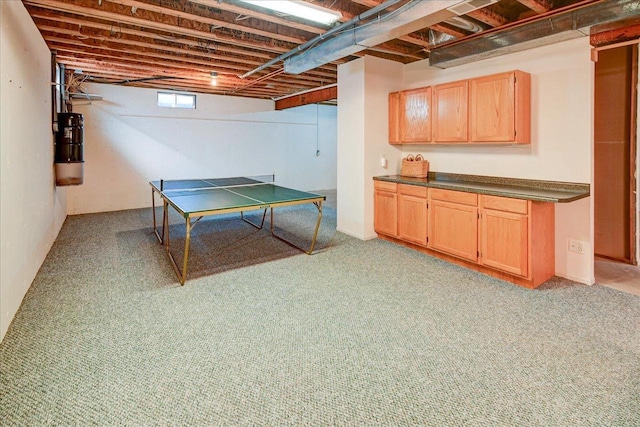 6460 Shady Bend Rd, Verona, WI 53593 - game room featuring light carpet