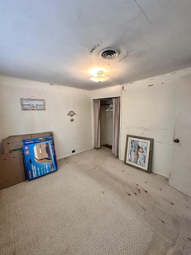 3721 Carl St, Wausau, WI 54403 - unfurnished living room with carpet