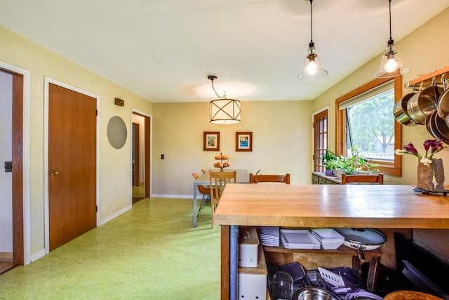 5102 Marathon Dr, Madison, WI 53705 - dining area featuring baseboards