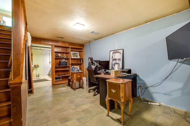 5102 Marathon Dr, Madison, WI 53705 - office featuring wooden walls