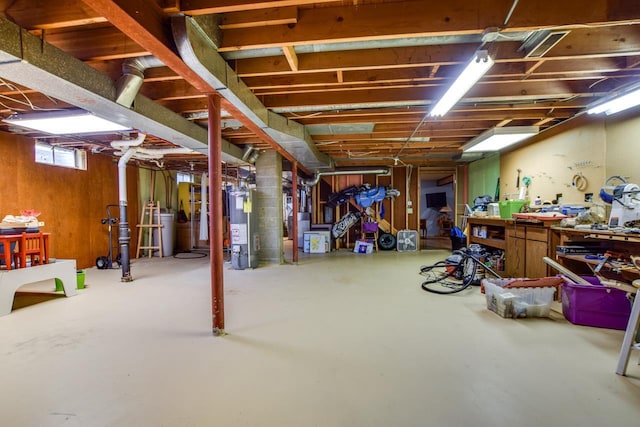 5102 Marathon Dr, Madison, WI 53705 - basement with water heater