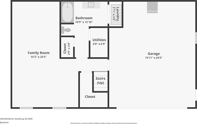1902 Winfield Dr, Reedsburg, WI 53959 - floor plan / room layout