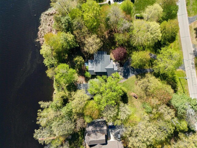 N3154 River Bend Dr, Peshtigo, WI 54157 - aerial view of property and surrounding area featuring a large body of water