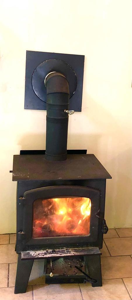 1458 Woodlawn Rd, Pickerel, WI 54465 - detailed view of a wood stove