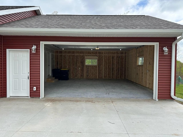 513 Oak Grove Dr, Necedah, WI 54646 - garage featuring concrete driveway
