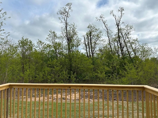 513 Oak Grove Dr, Necedah, WI 54646 - view of wooden deck