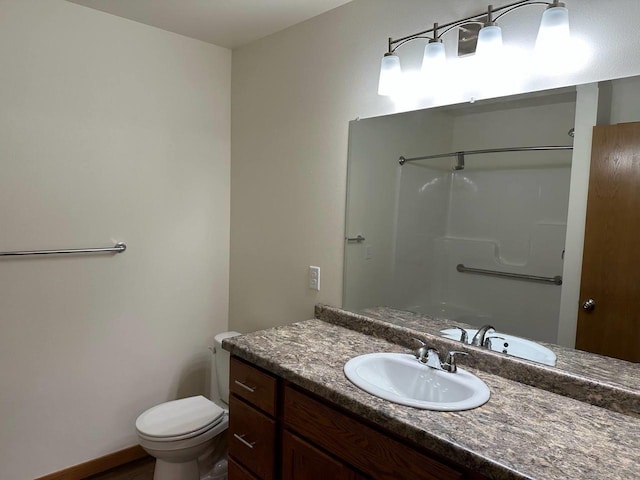 513 Oak Grove Dr, Necedah, WI 54646 - bathroom featuring vanity and toilet