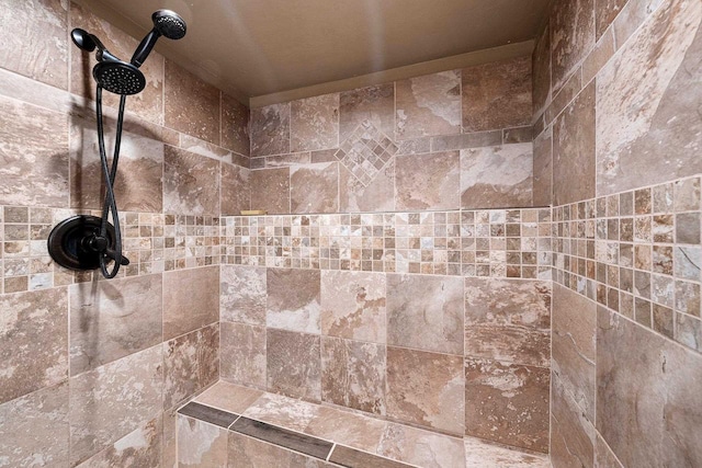 15393 Jacklin Heights Cir, Crivitz, WI 54114 - bathroom view of a tile shower