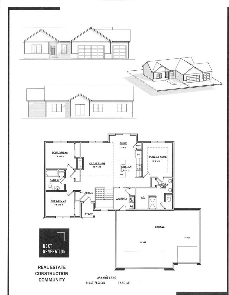 118 E Evergreen Ln, Milton, WI 53563 - home floor plan