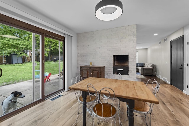 522 Valley Rd, Madison, WI 53714 - dining room featuring light wood-type flooring