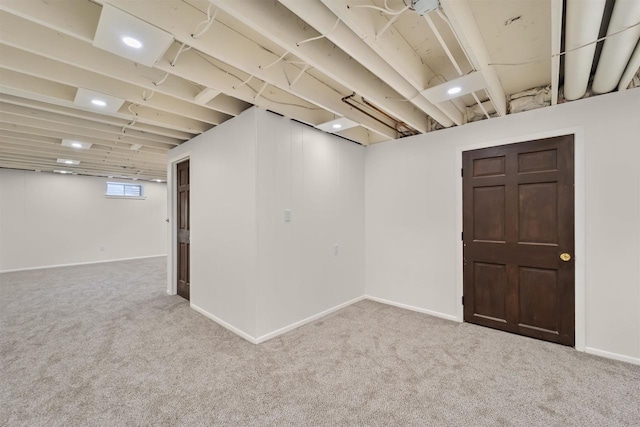 522 Valley Rd, Madison, WI 53714 - basement featuring carpet and baseboards