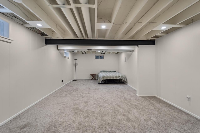 522 Valley Rd, Madison, WI 53714 - finished basement featuring carpet and baseboards