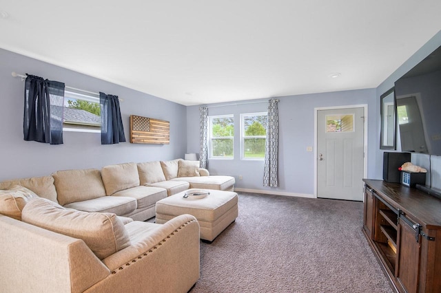 900 Edgewater Dr, Merrill, WI 54452 - carpeted living room with baseboards