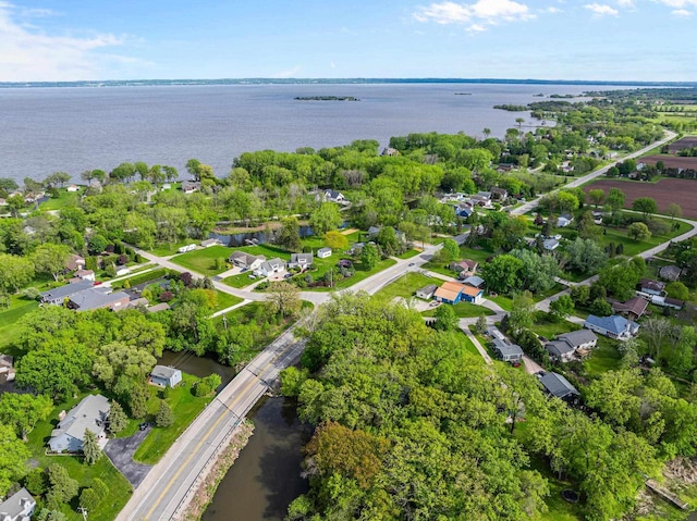 6429 S US Highway 45, Oshkosh, WI 54902 - aerial overview of property's location with a large body of water and nearby suburban area