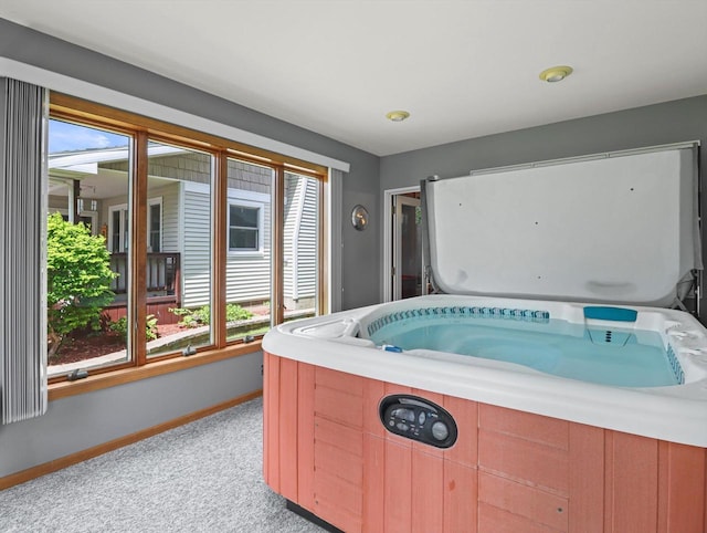 1306 Neponset Trl, Monona, WI 53716 - view of swimming pool with a hot tub