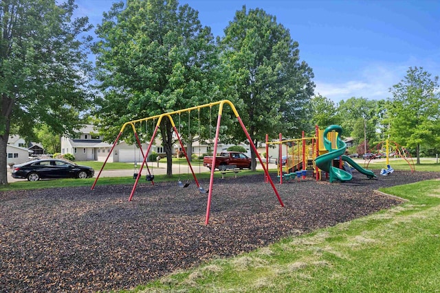 1306 Neponset Trl, Monona, WI 53716 - communal playground with a lawn